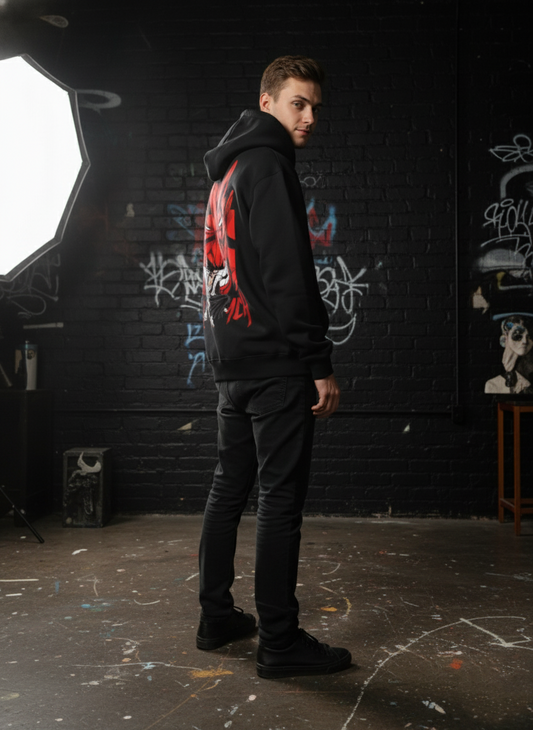 Bankai: Crimson Demon Zaraki Hoodie
