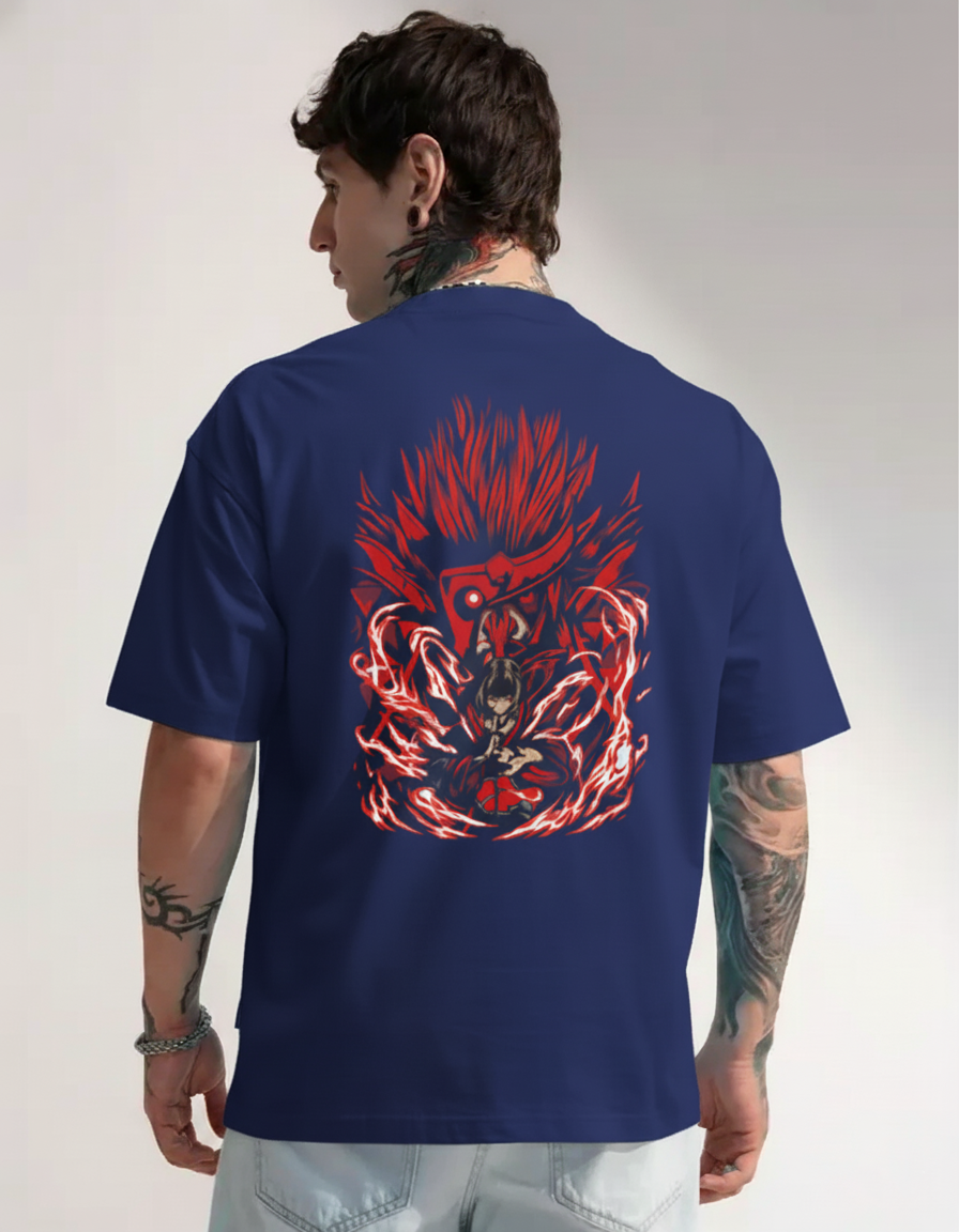 Naruto Kurama Mode Oversize Tee