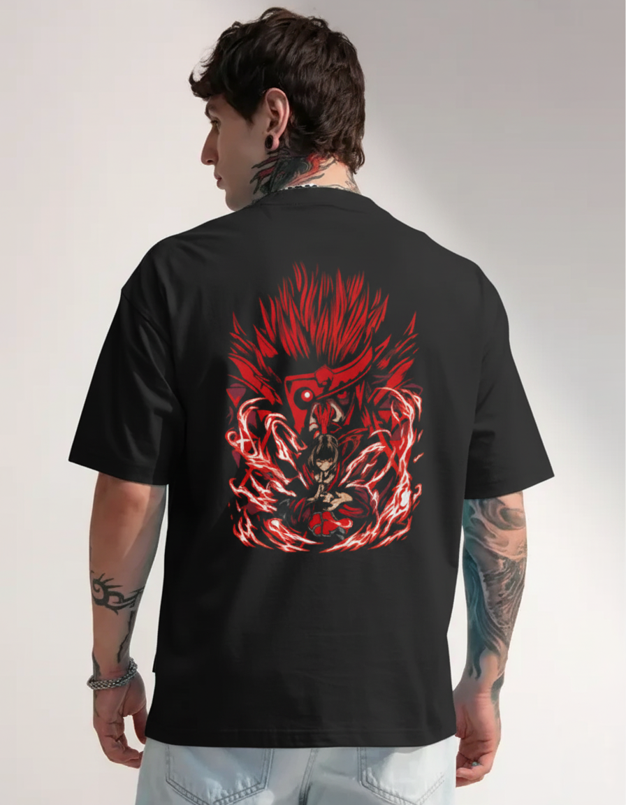 Naruto Kurama Mode Oversize Tee