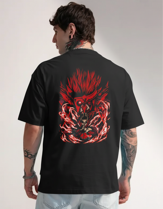 Naruto Kurama Mode Oversize Tee